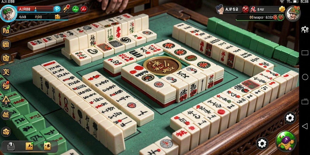 Tampilan screenshot AJR88 yang menunjukkan keseruan gameplay Mahjong.
