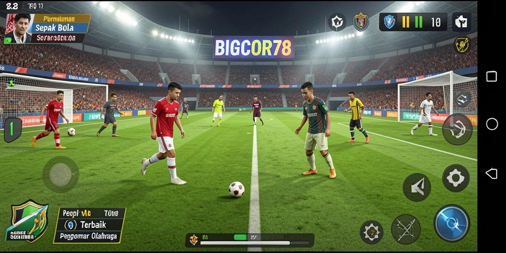 Gameplay seru dan grafis menawan di BIGCOR78.