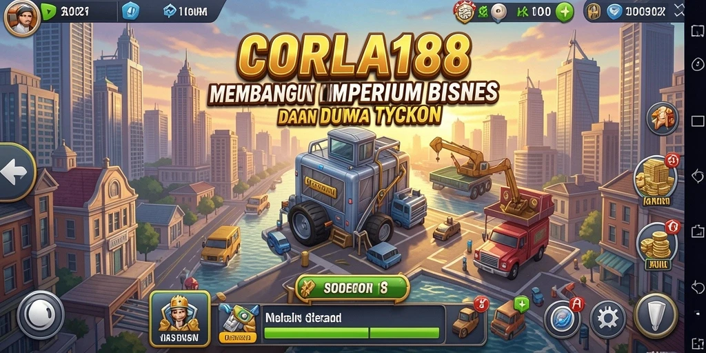 Screenshot menampilkan gameplay seru CORLA188 dengan elemen Tycoon yang menantang.
