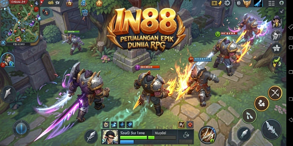 Tampilan gameplay IN88 yang menakjubkan dalam dunia RPG.