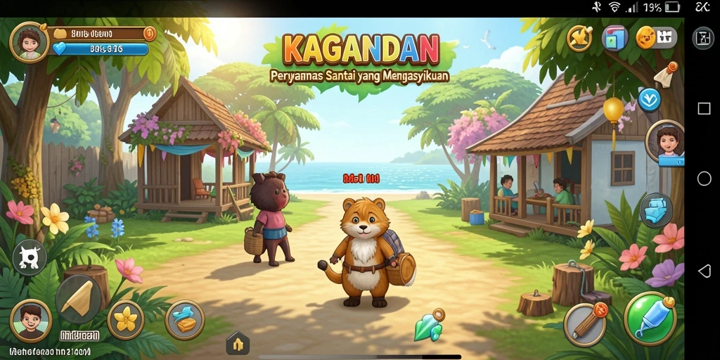 Tampilan gameplay KAGANDAN yang seru dan mengasyikkan.
