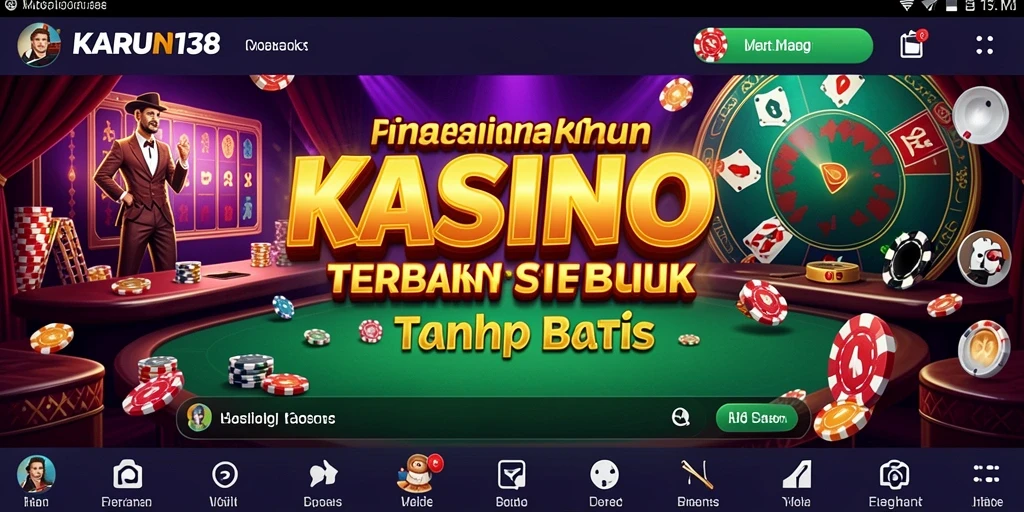 Tampilan gameplay mengasyikkan dari aplikasi Kasino KARUN138.