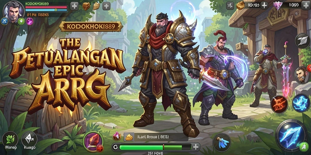 Tampilan menarik dari gameplay ARPG KODOKHOKI889 yang mendebarkan.