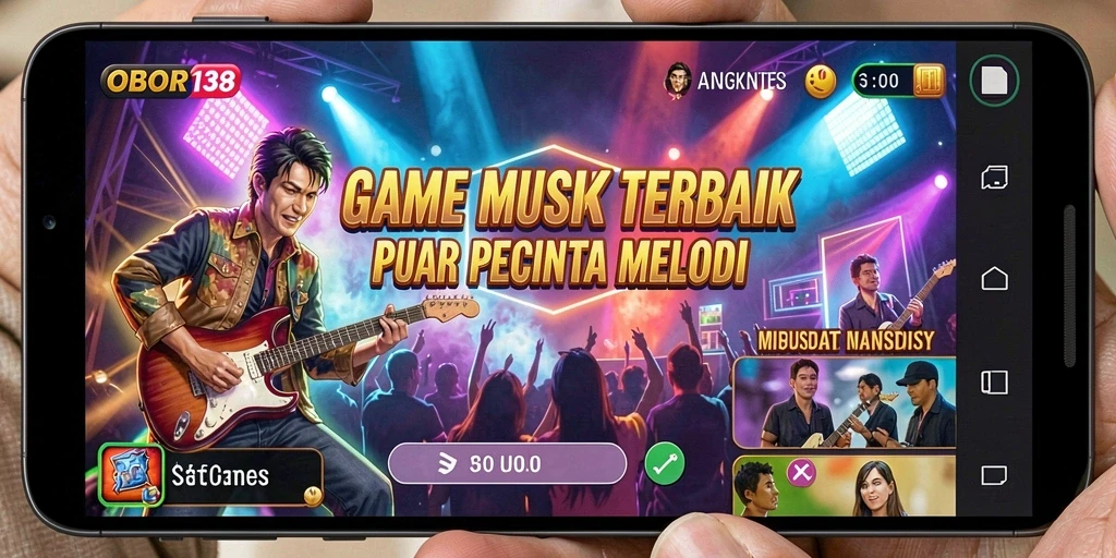 Tampilan gameplay OBOR138 menampilkan interaksi menarik dengan musik.