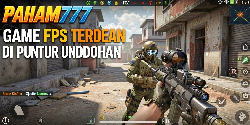 Tampilan seru dari gameplay PAHAM777 dengan aksi FPS.