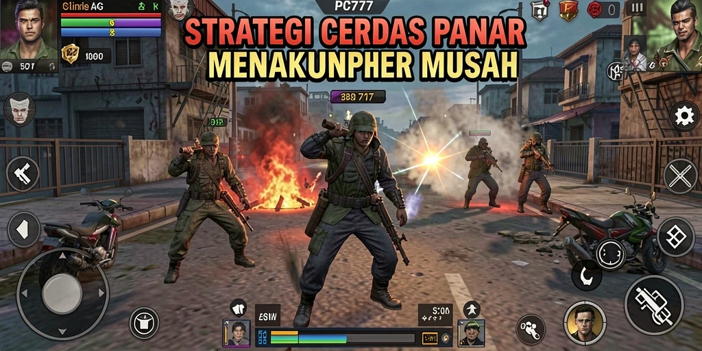 Tampilan gameplay PC777 yang mendebarkan dan strategis.