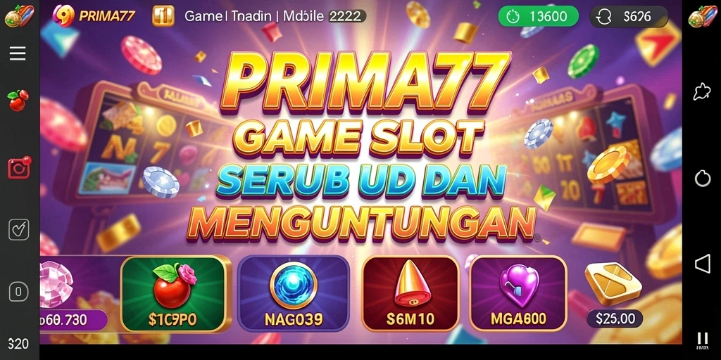 Tampilan gameplay Slot yang seru dan menegangkan di PRIMA77.