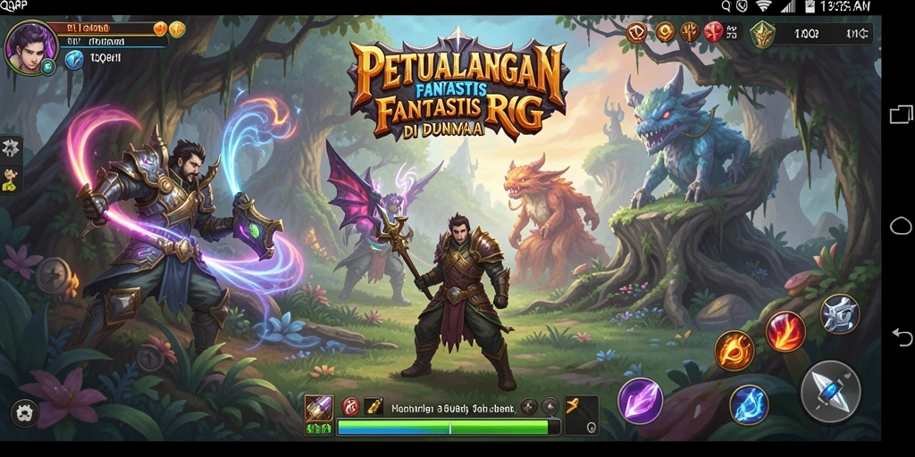 Gameplay RPG yang menantang dan imersif di QQRP.