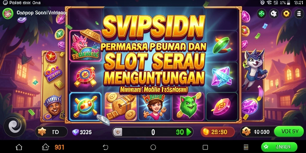 Tampilan menarik gameplay Slot di SVIPSIDN.