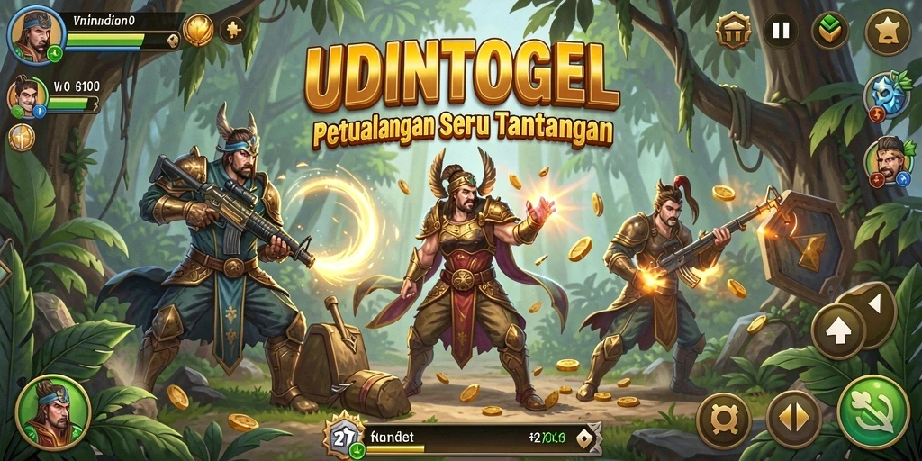 Tampilan gameplay menawan di dalam UDINTOGEL.