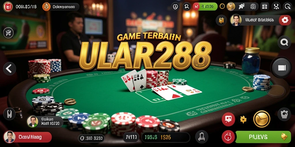 Tangkapan layar ULAR288 menampilkan pengalaman bermain Poker yang mendebarkan.