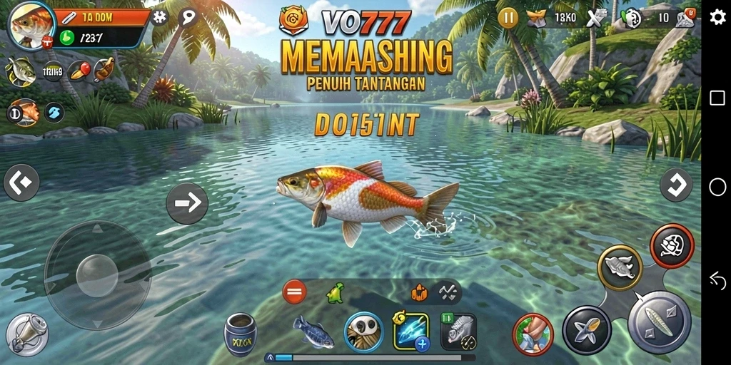 Tangkapan ikan yang menyeronokkan dalam gameplay VO777.